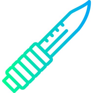 Bıçak ikonu. vektör illüstrasyonu