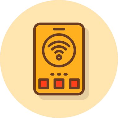 mobil simge vektör illüstrasyonu