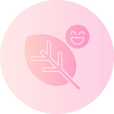 Şirin bir simgenin vektör illüstrasyonu