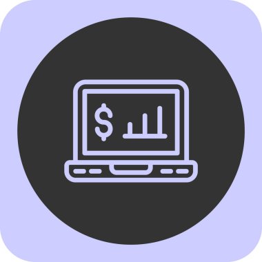 Web simgesi. İşletmenin vektör illüstrasyonu