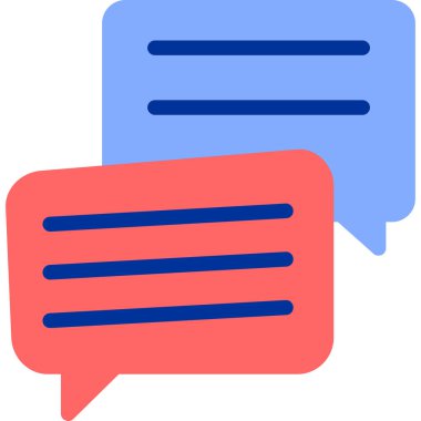 kabarcık sohbet iletişim simgesi