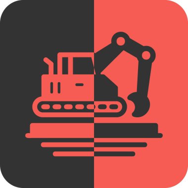 İki vinçli endüstriyel makine simgesi