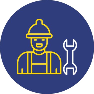 çalışan adam vektör simgesi