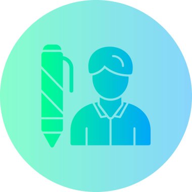 İnsan simgesinin vektör illüstrasyonu