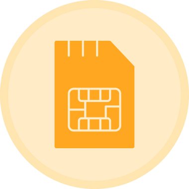 Mobil simge, kart, poster için vektör çizimi