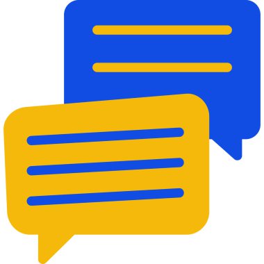 baloncuk sohbet ileti simgesi - özet biçimi