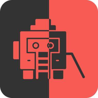 Robot simgesi, robot konsept simgesi çizimi