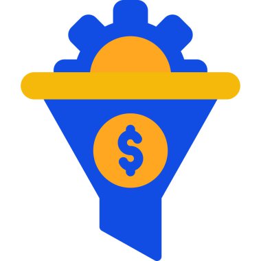 Dolar simgesi vektör illüstrasyonu