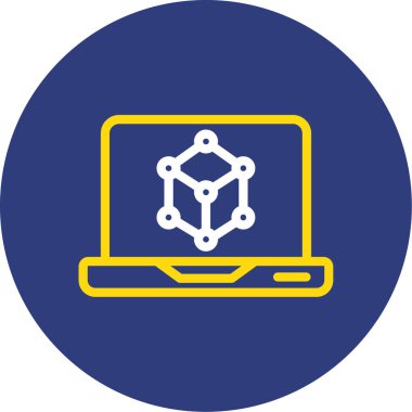 şebeke. Web simgesi basit illüstrasyon