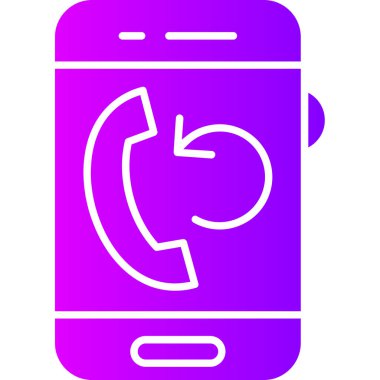 cep telefonu ikonu vektör illüstrasyonu