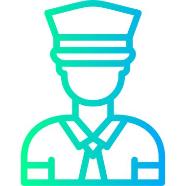 asker web simgesi, basit illüstrasyon