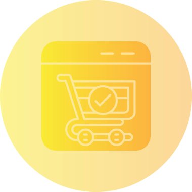 Alışveriş arabası. Basit tasarım