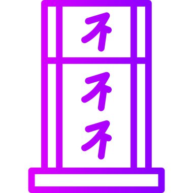 Çin Yeni Yıl ikonunun vektör illüstrasyonu