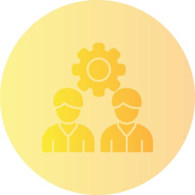 iş yönetimi simgesi vektör illüstrasyonu