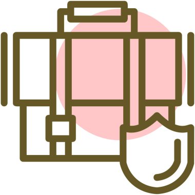 Benzin istasyonu ikonu. Benzin istasyonunun vektör illüstrasyonu