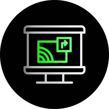 Bilgisayar vektör resimleme simgesi