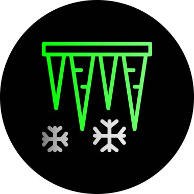 Moda tasarım tarzında Noel şekeri simgesi