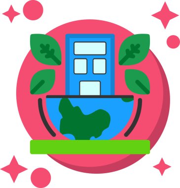 Vektör illüstrasyonu, simge ögesi arkaplanı