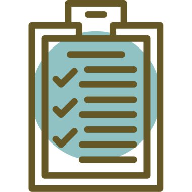 Liste simgesi olan pano