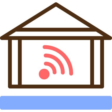 ev simgesi vektör illüstrasyonu