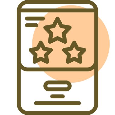 mobil uygulama simgesi vektör illüstrasyonu