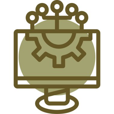 şebeke. Web simgesi basit illüstrasyon