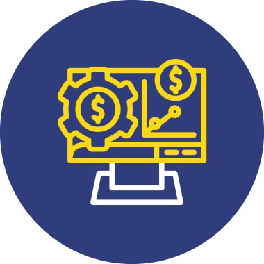 seo modern simgesinin vektör illüstrasyonu