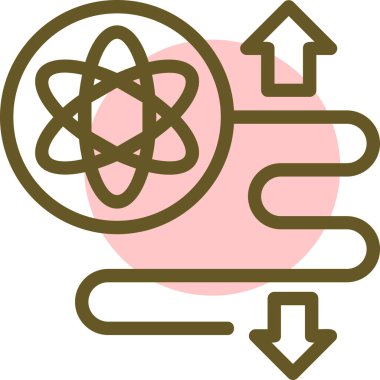 Modern bir simgenin vektör illüstrasyonu