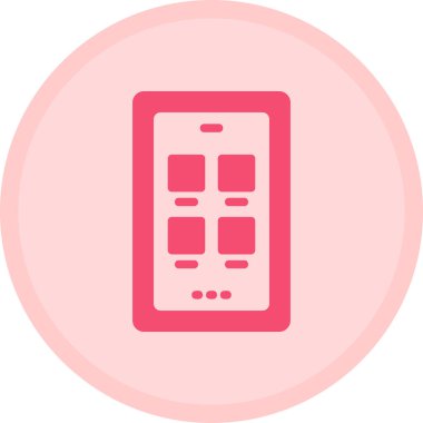 - Telefon. Web simgesi basit illüstrasyon