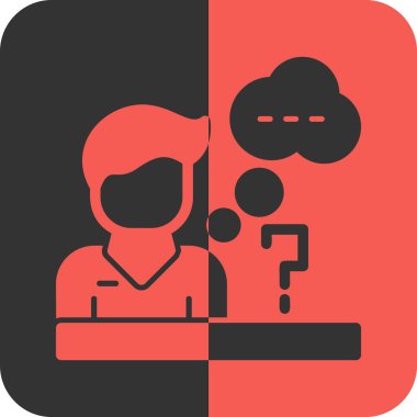 Müşteri hizmeti simgesi, vektör illüstrasyonu