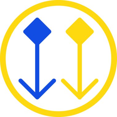 ok simgesinin vektör illüstrasyonu