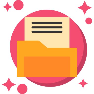 Dosya. Web simgesi basit tasarım