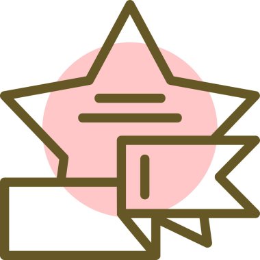 Bir harf simgesinin vektör illüstrasyonu