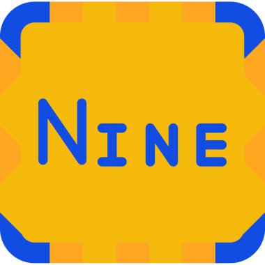 Sekiz numaralı simge vektör illüstrasyonu