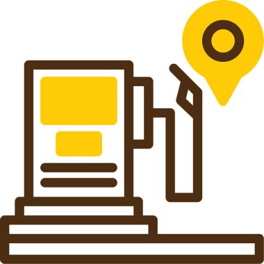 dağıtım konumu haritası simgesi - taslak biçimi