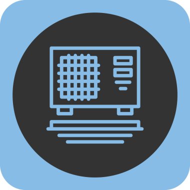 Modern simgenin vektör illüstrasyonu