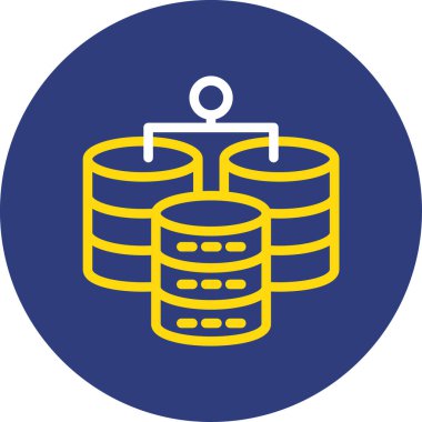 Veri merkezi. Web simgesi