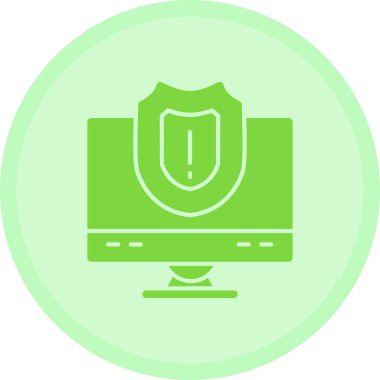 Kalkan. Web simgesi basit illüstrasyon