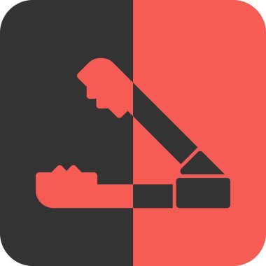 Tek bir simgenin vektör illüstrasyonu