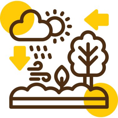 Yağmur bulutu simgesi, özet biçimi