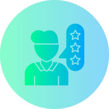 Yıldızlı bir doktorun vektör çizimi