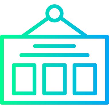 Bina. Web simgesi basit illüstrasyon