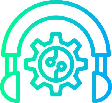 dişli simgesi vektör illüstrasyonu