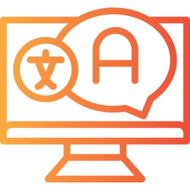 Online eğitim. Basit resimleme