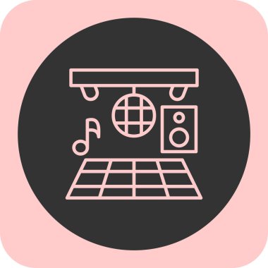 Müzik simgesinin vektör illüstrasyonu