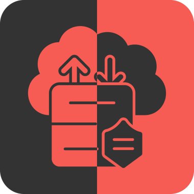 Bulut depolama veri simgesi - özet biçimi