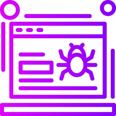 Seo simgesinin vektör illüstrasyonu