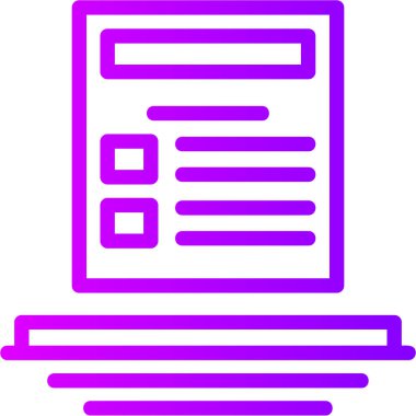 kitap eğitimi simgesi, vektör illüstrasyonu