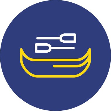 Tekne simgesinin vektör illüstrasyonu