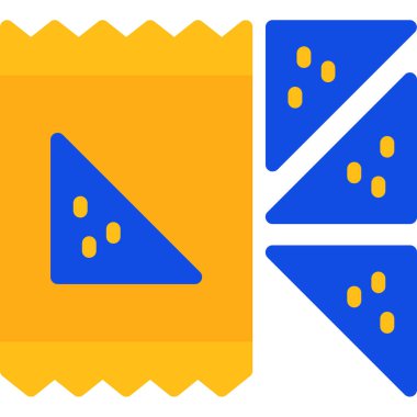 Renkli bir simgenin vektör illüstrasyonu